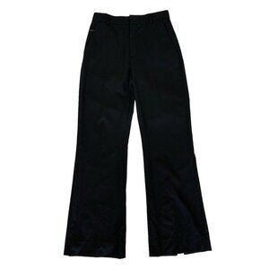 7 For All Mankind Pants 4 Black Wool Career Dress Work Office Minimalist